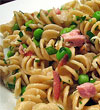 Fusilli & Vegetables in Creamy Sauce