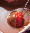 Strawberry with Chocolate Fondue